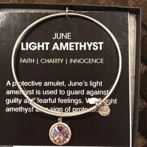 Alex and Ani June birthstone bangle
